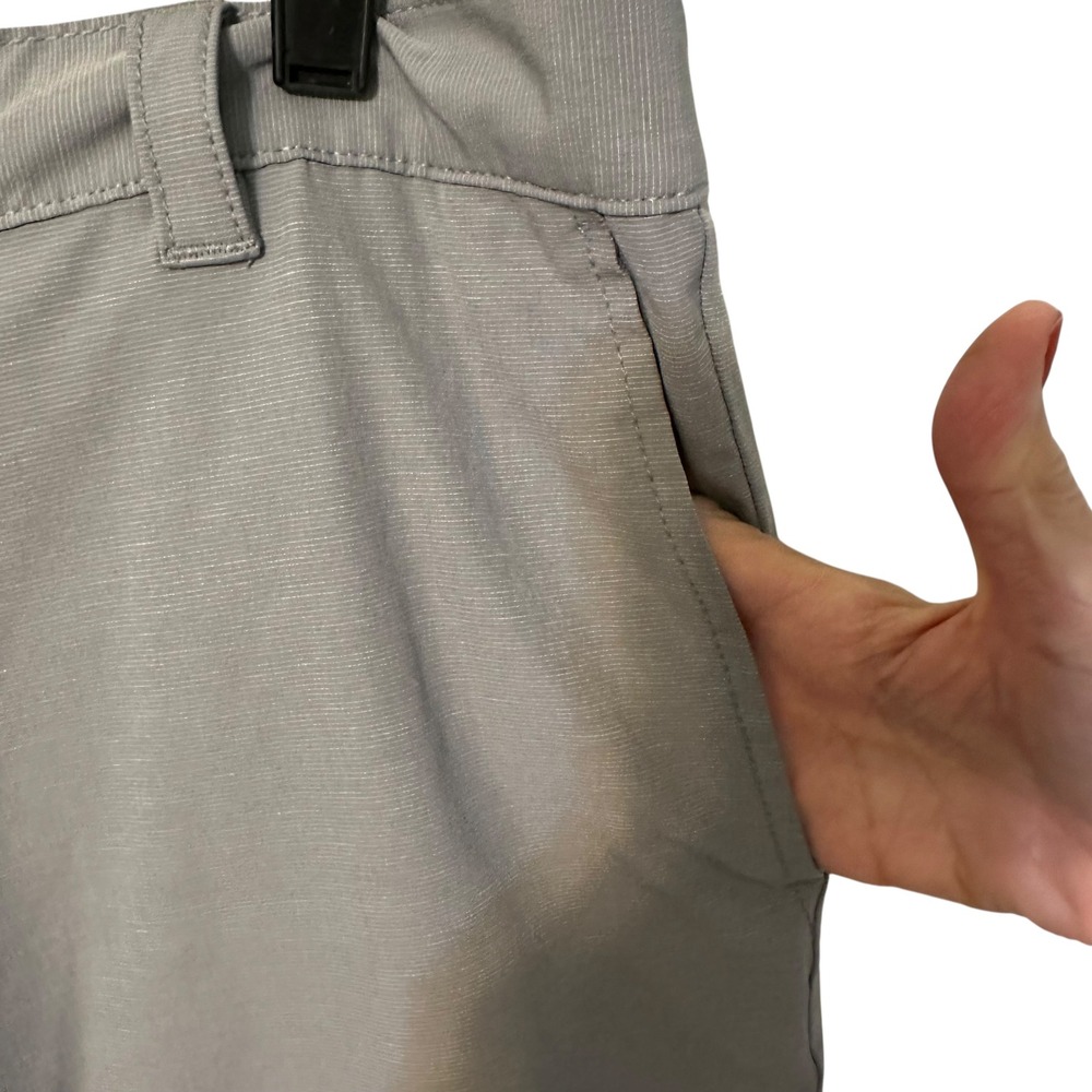 Banana Republic Mens Gray Flat Front Chino‎ Shorts Size 38 - Picture 4 of 13